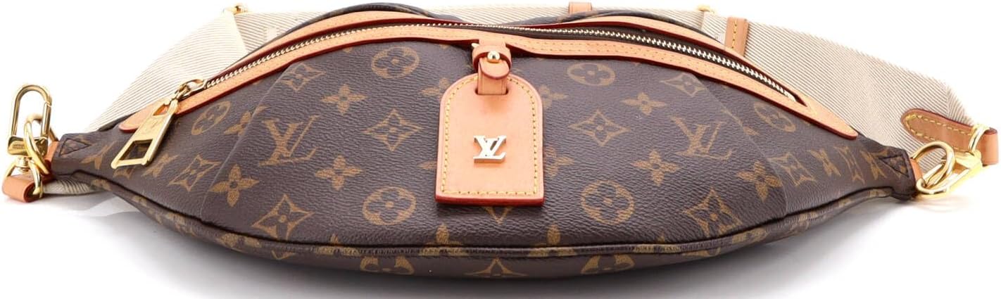 1:1 Pre-Loved High Rise Bum Bag Monogram Canvas, Brown