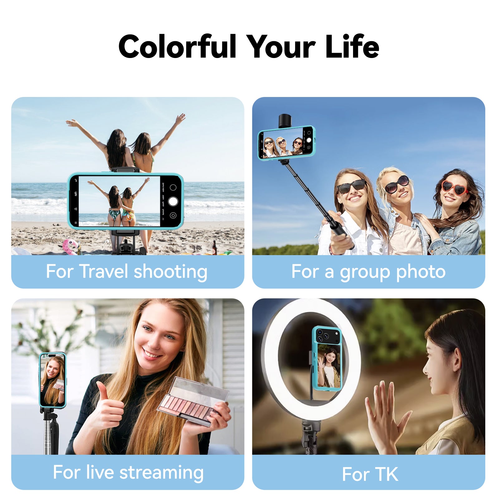 for iPhone 17 Pro Max Case with LCD Screen Back Camera Monitor Smart Phone Cover with Selfie Vlog Monitor【NOT NFC Case】 for DIY Wallpapers Live Streaming