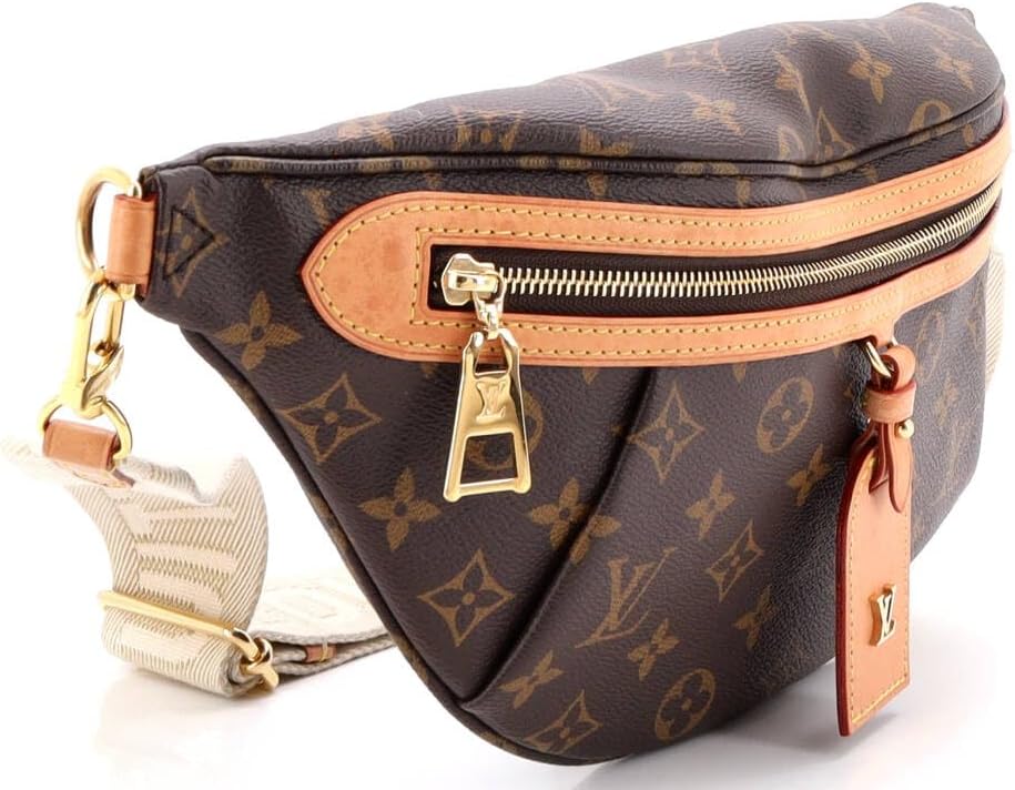 1:1 Pre-Loved High Rise Bum Bag Monogram Canvas, Brown